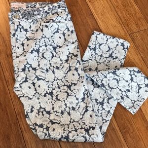 Philosophy Republic Navy & Cream Brocade Jeans🌺HP🌺